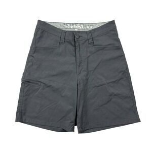 Wrangler Cargo Short Men 32 (30) Black ATG Outdoor Series Nylon Hiking Gorpcore